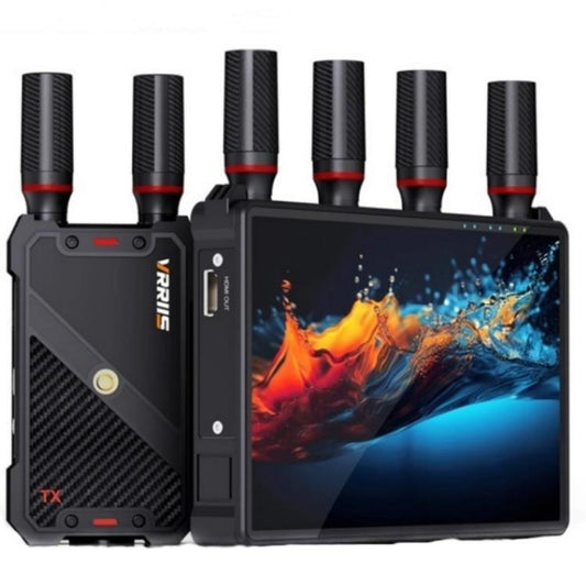 جهاز إرسال واستقبال HDMI لاسلكي VRRIIS 083P مع دعم الشاشة من 1TX إلى 5RX بطول 400 متر، قابس الولايات المتحدة، قابس المملكة المتحدة، قابس الاتحاد الأوروبي، قابس أستراليا