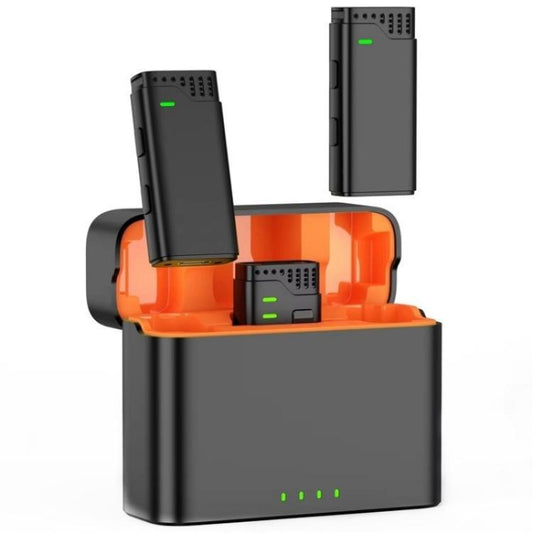 JMARY MW16 3.5mm, Type-C, 8 Pin 3 in 1 2.4G Lavalier Wireless Microphone, MW16 3.5mm+Type-C+8 Pin Port