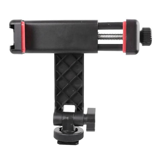 KY18 Live Streaming Photography DSLR Camera Rotating Cellphone Clamp Cold Shoe Mount, KY18