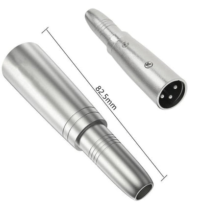 JUNSUNMAY XLR Male to 6.35mm Female Audio Adapter, XLR Male to 6.35mm Female