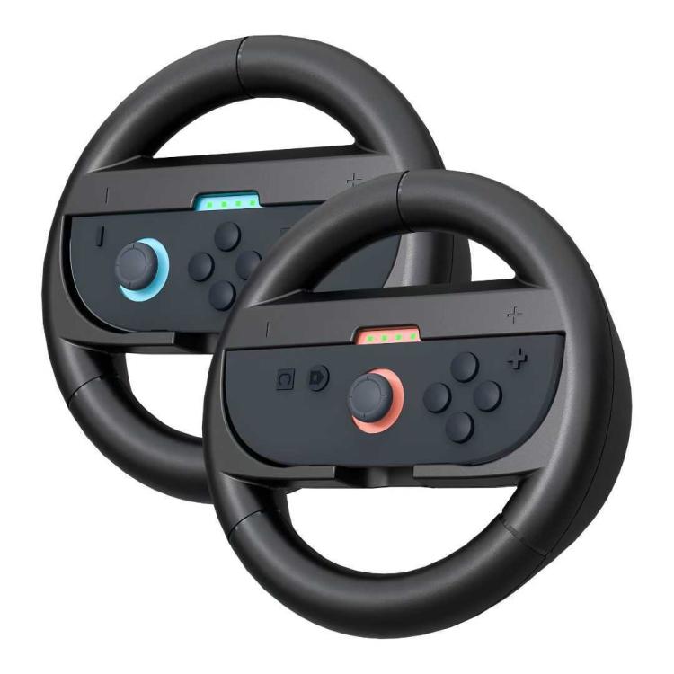 Left And Right Handle Racing Steering Wheel Grips Set, For Nintendo Switch 2