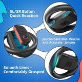 Left And Right Handle Racing Steering Wheel Grips Set, For Nintendo Switch 2