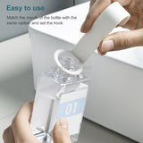 8 PCS/Set Creative Bottle Auxiliary Hook Kitchen Bathroom Hook Shower Gel Hook(White)