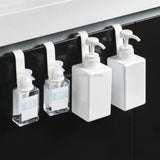 8 PCS/Set Creative Bottle Auxiliary Hook Kitchen Bathroom Hook Shower Gel Hook(White)