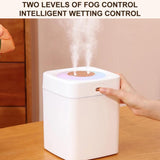 A7 USB Large Mist Volume Dual Spray Humidifier With Dazzling Streaming Light