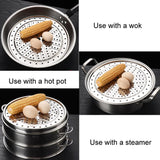22cm Round 304 Stainless Steel Steamer Rack Plate For Pressure Cooker/Pots
