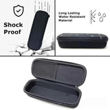 For Manscaped Lawn Mower 3.0/4.0 Trimmer Travel Case Compact EVA Portable Storage Organizer(Black)