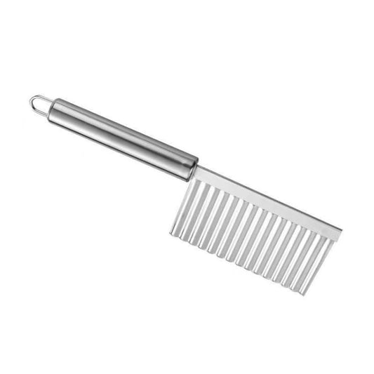 2PCS Stainless Steel Wave Knife – Professional Crinkle Potato & Vegetable Cutter