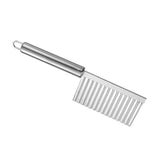 2PCS Stainless Steel Wave Knife – Professional Crinkle Potato & Vegetable Cutter