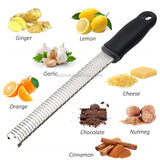 Stainless Steel Lemon Grater Multi-function Cheese Grater Random Color Delivery