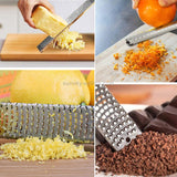 Stainless Steel Lemon Grater Multi-function Cheese Grater Random Color Delivery