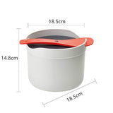 Kitchenware Microwave Oven Utensils Rice Cooker Heating Steamer Pot Steamed Rice Box