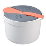 Kitchenware Microwave Oven Utensils Rice Cooker Heating Steamer Pot Steamed Rice Box