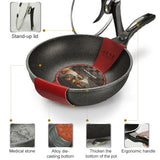 Non-stick Pan without Oil Fume Suitable for Gas Cooker Iduction Cooker