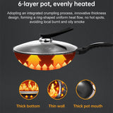 Non-stick Pan without Oil Fume Suitable for Gas Cooker Iduction Cooker