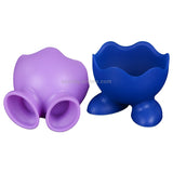 10 PCS Creative Environmentally Friendly Kitchen Gadgets Resistant Silicone Egg Cooker Food Grade Egg Tray Random Color Delivery