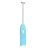 Electric Handheld Home Kitchen Egg Beater Mini Stainless Steel Egg Coffee Milk Tea Blender