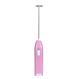 Electric Handheld Home Kitchen Egg Beater Mini Stainless Steel Egg Coffee Milk Tea Blender