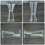 2 PCS Small/Large Measuring Cup Device Double-headed Graduated Milk Tea Scale Cup Measuring Tool,