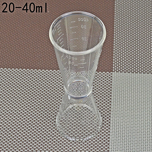 2 PCS Small/Large Measuring Cup Device Double-headed Graduated Milk Tea Scale Cup Measuring Tool,