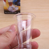 2 PCS Small/Large Measuring Cup Device Double-headed Graduated Milk Tea Scale Cup Measuring Tool,
