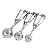 Thick Stainless Steel Ice Cream Spoon Fruit Digging Spoon 5cm