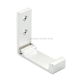 Collapsible Clothes Hanger Robe Hook Decorative Bathroom Wall Mounted Hooks(Silver Hook (Send Screw))