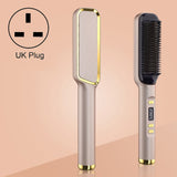 ZF-888 60W Dual-Purpose Splint Electric Curling Comb For Straight Hair And Curly Hair