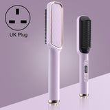 ZF-888 60W Dual-Purpose Splint Electric Curling Comb For Straight Hair And Curly Hair