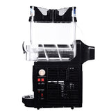 Single Cylinder Snow Melting Machine Large Capacity Smoothie Machine Milk Tea Shop Desktop Slush Fruit Juice Machine, Plug Standard:US Plug(Black)