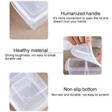 2pcs / Set Kitchen Refrigerator Storage Box Green Onion Ginger Garlic Transparent With Lid Fresh-keeping Box Food Sealed Box