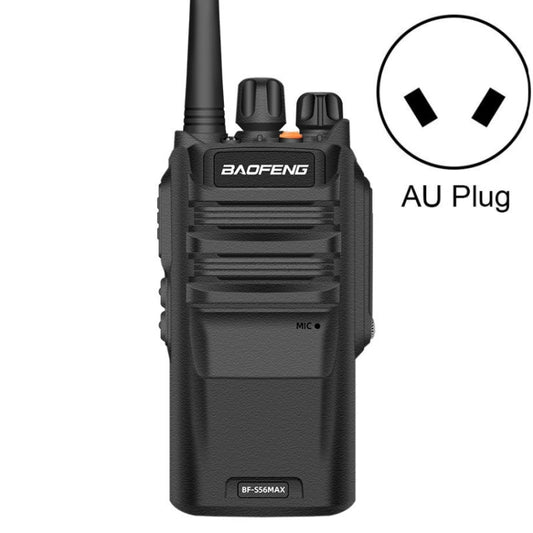 Baofeng BF-S56MAX High-power Waterproof Handheld Communication Device Walkie-talkie, AU Plug, EU Plug, US Plug, UK Plug