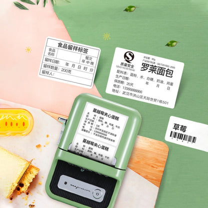 NIIMBOT B21 Food Price Marking Machine Production Date Marking Machine Baking Cake Bakery Price Labeling Machine, Green, Red, Black