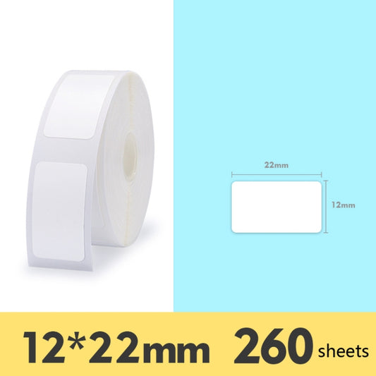 2 PCS Supermarket Goods Sticker Price Tag Paper Self-Adhesive Thermal Label Paper for NIIMBOT D11, White 12x22mm 260 Sheets, White 12x30mm 210 Sheets, White 12x40mm 160 Sheets, White 15x26mm 230 Sheets, White 15x30mm 210 Sheets, White 15x50mm 130 Sheet...