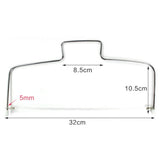 Stainless Steel Adjustable Wire Cake Cutter Slicer Leveler DIY Cake Baking Tools(Doule Wire Cutter)