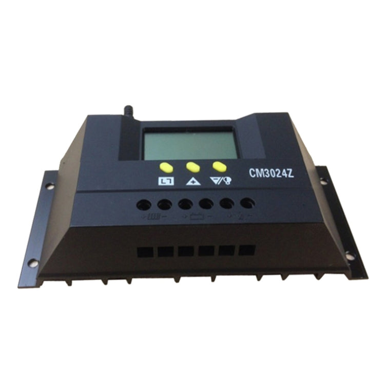 وحدة تحكم شحن الطاقة الشمسية CM3024Z 12 فولت 24 فولت 30 أمبير بشاشة LCD، وحدة تحكم شحن الطاقة الشمسية CM3024Z 30 أمبير