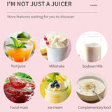 Mini Portable Usb Juice Machine Multi-Function Electric Charging Household Juicer( White)