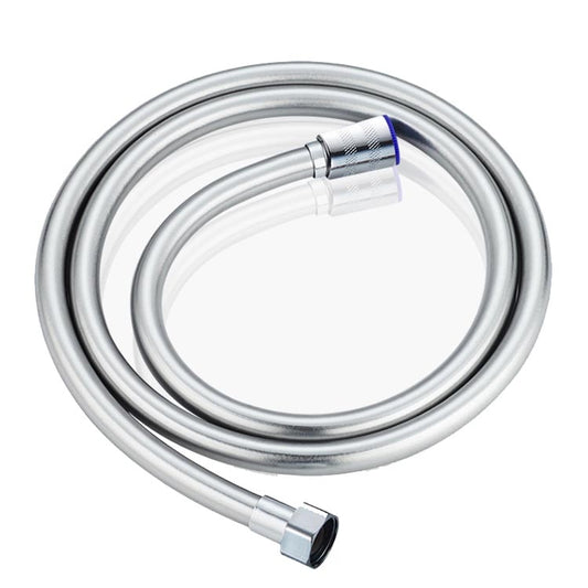 Shower Hose Water Heater Rain Shower Bathroom Stainless Steel Shower PVC Nozzle Hose, Specification: 1.5m Silver  Same-day Shipping on orders before 6PM (GMT+8)