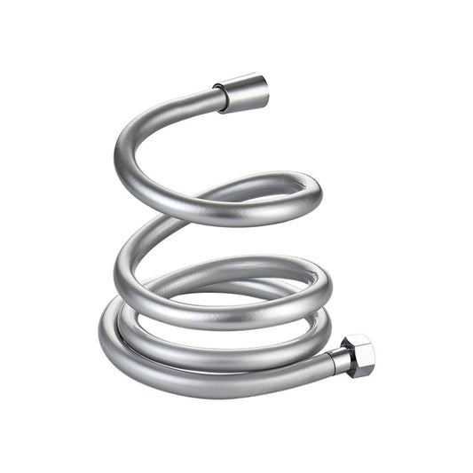 Shower Hose Water Heater Rain Shower Bathroom Stainless Steel Shower PVC Nozzle Hose, Specification: 2m Silver