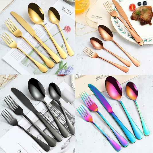 20 in 1 Stainless Steel Cutlery Steak Cutlery Set