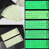 3 PCS Luminous Keyboard Stickers Notebook Desktop Computer Keyboard Stickers
