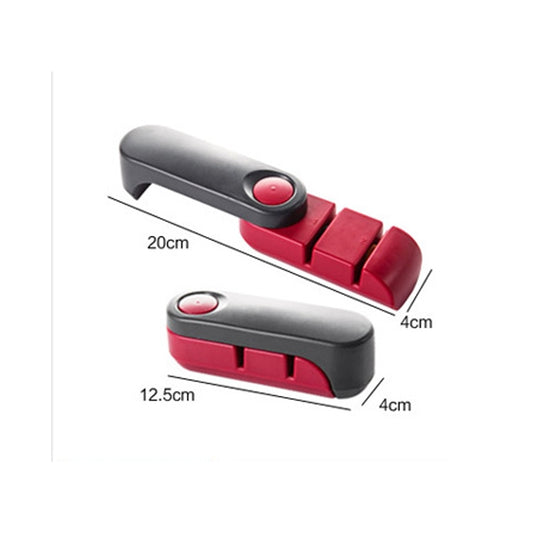 Handle Foldable Ceramic Grinding Stone Grade Carrying Thick Dual Groove Non-Slip Assembly Sharpener