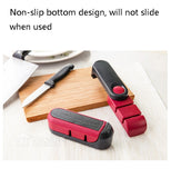 Handle Foldable Ceramic Grinding Stone Grade Carrying Thick Dual Groove Non-Slip Assembly Sharpener