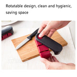 Handle Foldable Ceramic Grinding Stone Grade Carrying Thick Dual Groove Non-Slip Assembly Sharpener