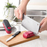 Handle Foldable Ceramic Grinding Stone Grade Carrying Thick Dual Groove Non-Slip Assembly Sharpener