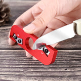 Portable Sharpening Tool Outdoor Ring Double-Head Sharpener Lightweight Mini With Chain Ring