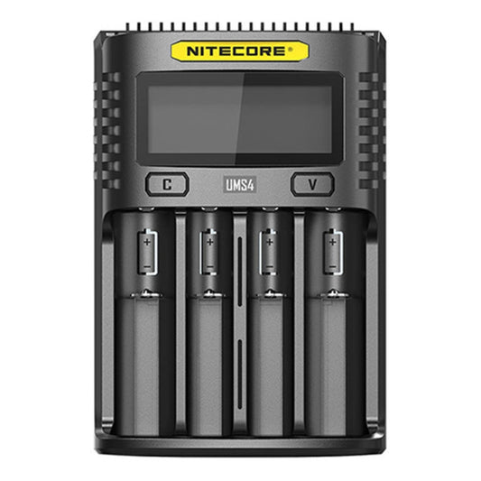 شاشة LCD الذكية من NITECORE تعمل تلقائيًا على تنشيط شاحن USB رباعي الفتحات للإصلاح