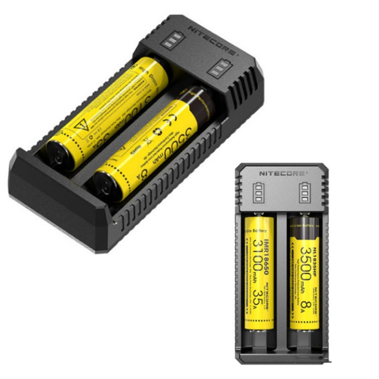 شاحن NITECORE الذكي ثنائي الفتحات