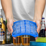 24 Grids Silicone Ice Cube Tray Molds Square Shape Ice Cube Maker Fruit Popsicle Ice Cream Mold