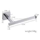 Stainless Steel Square Paper Towel Holder Bathroom Hardware Pendant Roll Paper Shelve